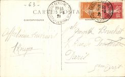 Royat les Bains - Apse of the Church - CPA