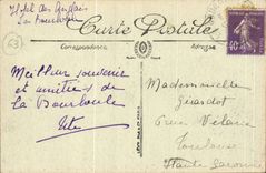 Bourboule - the Dordogne and the Church - CPA