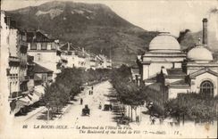 Bourboule - the Boulevard of the Town hall - CPA