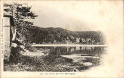 A Corner of the Lake Pavin - CPA