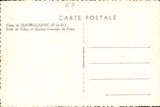 Camp of Lastic Borough - Police station and Casernier Guard of the Camp - CPA