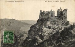 Ruins of the Castle Rock - CPA
