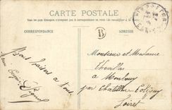 In Auvergne - Schloss von Viescamps - CPA