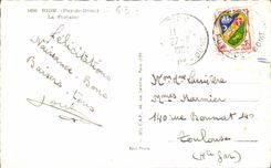 Riom - La Fontaine - CPA 