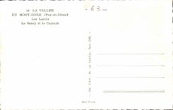 The valley - Mount Gilds the Laces - Sancy and the Capuchin - CPA