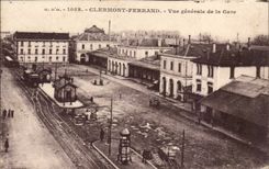 CLermont Ferrand CPA View of the station
