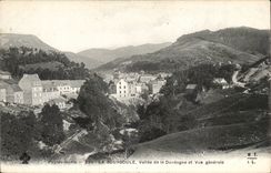 Bourboule CPA Valley of Dodogne and View
