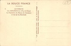 Bourboule CPA the funiculiare of the plate of Charlannes