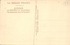 Bourboule CPA Panoramic View taken of the funicular