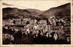 Bourboule CPA View and valley of Vendeix