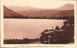 Surroundings of the Mount Gild CPA the lake Chambon (automobile)