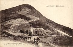 The Mount Gilds CPA the top of the peak of Sancy (ass donkey mule)