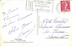 The Mount Gilds - View taken road of Clermont Ferrand - CPA