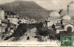 Bourboule - the Boulevard of the Republic and Puy Large - CPA