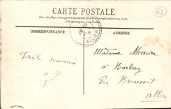 Bourboule - the Boulevard of the Republic and Puy Large - CPA