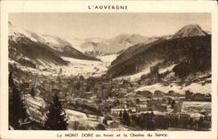 The Mount Gilds in Winter and the Chain of Sancy - CPA