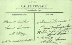 The Mount Gilds - Puy Gros - horse - horse - CPA