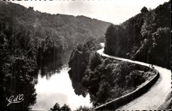 Bourboule - Br CP 199 Route and Barrage of St Save on the Dordogne downstream from Bourboule - CPA