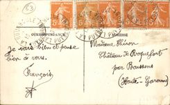 Bourboule - Stopping - CPA