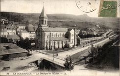 Bourboule - the Dordogne and the Church - - CPA