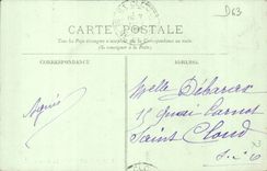 Clermont Ferrand - Train station - horse - horse - CPA