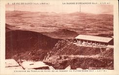 The Peak of the sancy alt the 1886 Hamper D' Ordanche alt 1515 - the Inn of the Mercury Temple at the Top - CPA