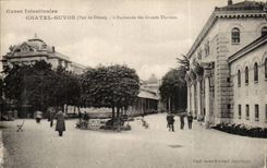 Chatelguyon - der Esplanade der grossen thermischen Bader - CPA