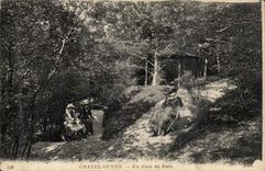Chatelguyon - eine Ecke des Parks - CPA