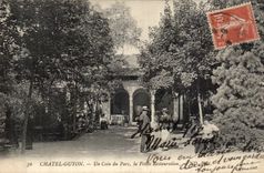 Chatelguyon - eine Ecke der Park-kleinen Wiederherstellung - CPA