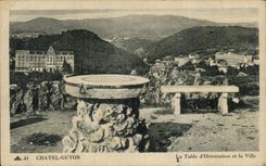 Chatelguyon - die Tabelle der Lagebestimmung und der Stadt - CPA