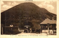 Of O - Automobile road of Puy de Dome - the Stop with Toll CPA