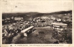 Chatelguyon - Chatel Guyon - Tabelle der Lagebestimmung und des Panoramic View Martyrium genommen - CPA