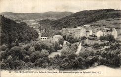 Chatelguyon - Chatel Guyon - das Tal ohne des Interesses - Panoramic View genommen vom Spledid Hotel - CPA