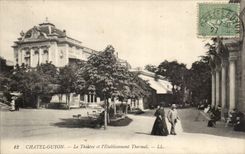 chatel Guyon CPA das Theater und die hydropathische Einrichtung