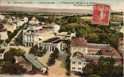chatel Guyon CPA das Baraduc hydropathische Einrichtung und das Kasino das von herrlichem gesehen wurde auftrat