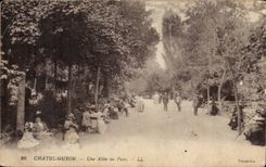 Chatelguyon CPA eine Gasse des Parks