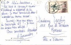 Chatelguyon CPA gesehen auf das grosse Hotel und herrlich