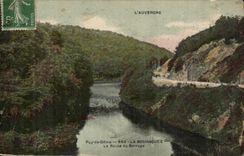 Bourboule CPA the road of the stopping