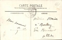 Bourboule CPA View and the valley of VEndeix