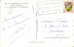 Bourboule CPA Hotel Metropolis and the funicular of Charlannes