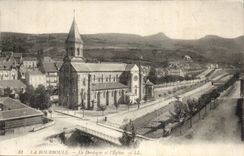 Bourboule CPA the Dordogne and the church