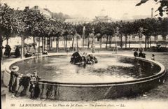 Bourboule - the Place of the water Jet - CPA