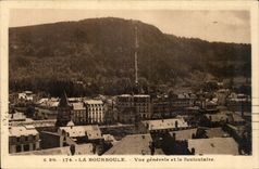 Bourboule - View and the funicular - CPA