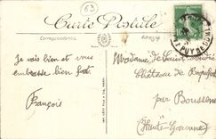 Bourboule - the Dordogne and the Church - CPA