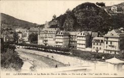 Bourboule - the Rock of the Fairies and Hotels - CPA