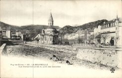Bourboule - Overall picture catch of the bridge of the cascades - Bridge - CPA
