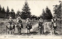 Bourboule - Walk has Ane - donkey - CPA