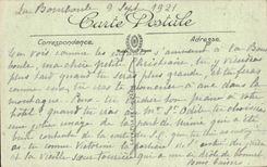 Bourboule - Walk has Ane - donkey - CPA