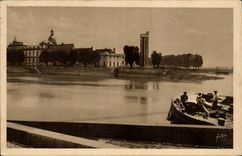 Chalon sur Saone CPa La Saone l'hopital et la tour du Doyenne
