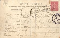 Chalon sur Saone CPA Artillerie au camp